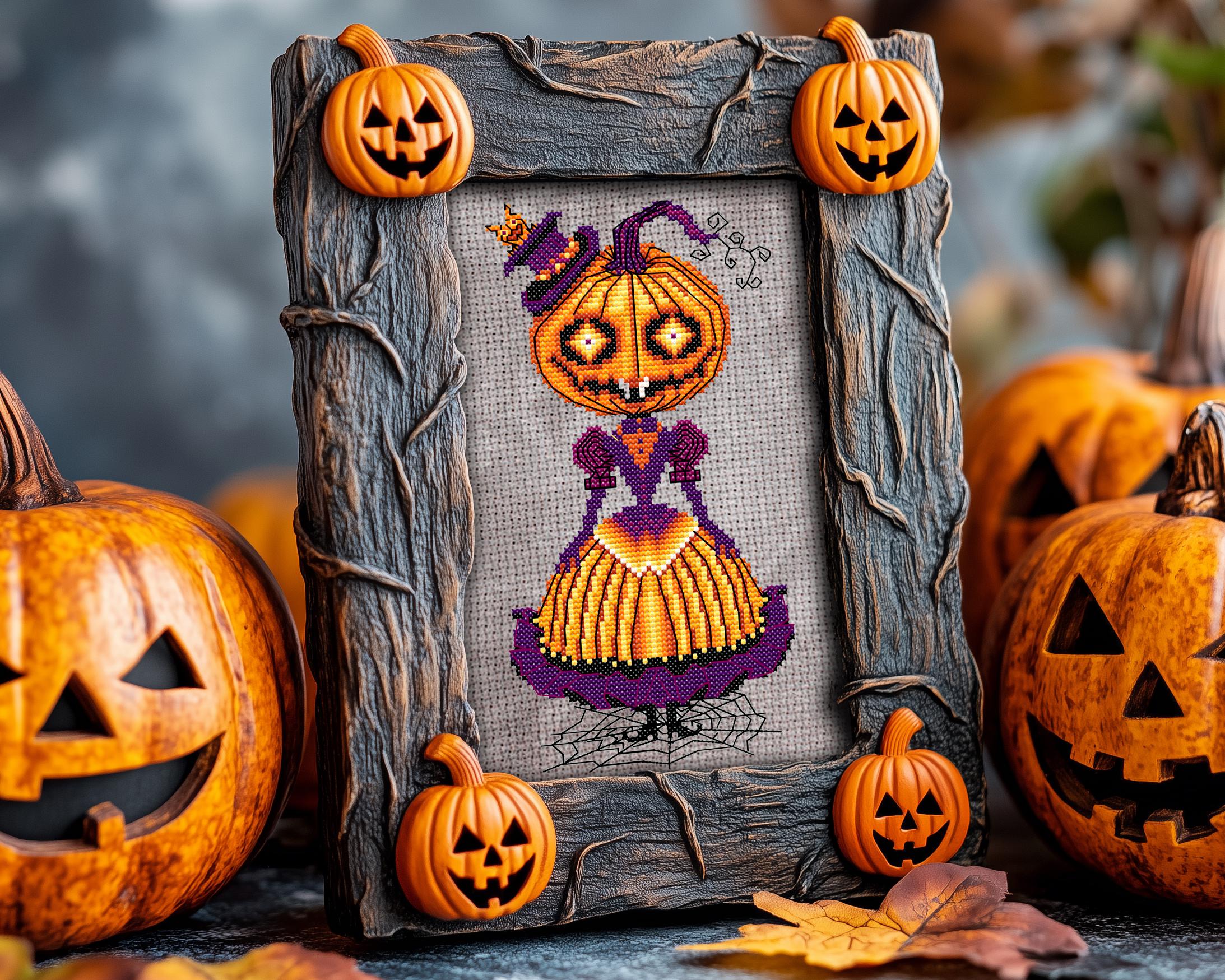 Countess Pumpcula Cross Stitch Pattern - Image 7