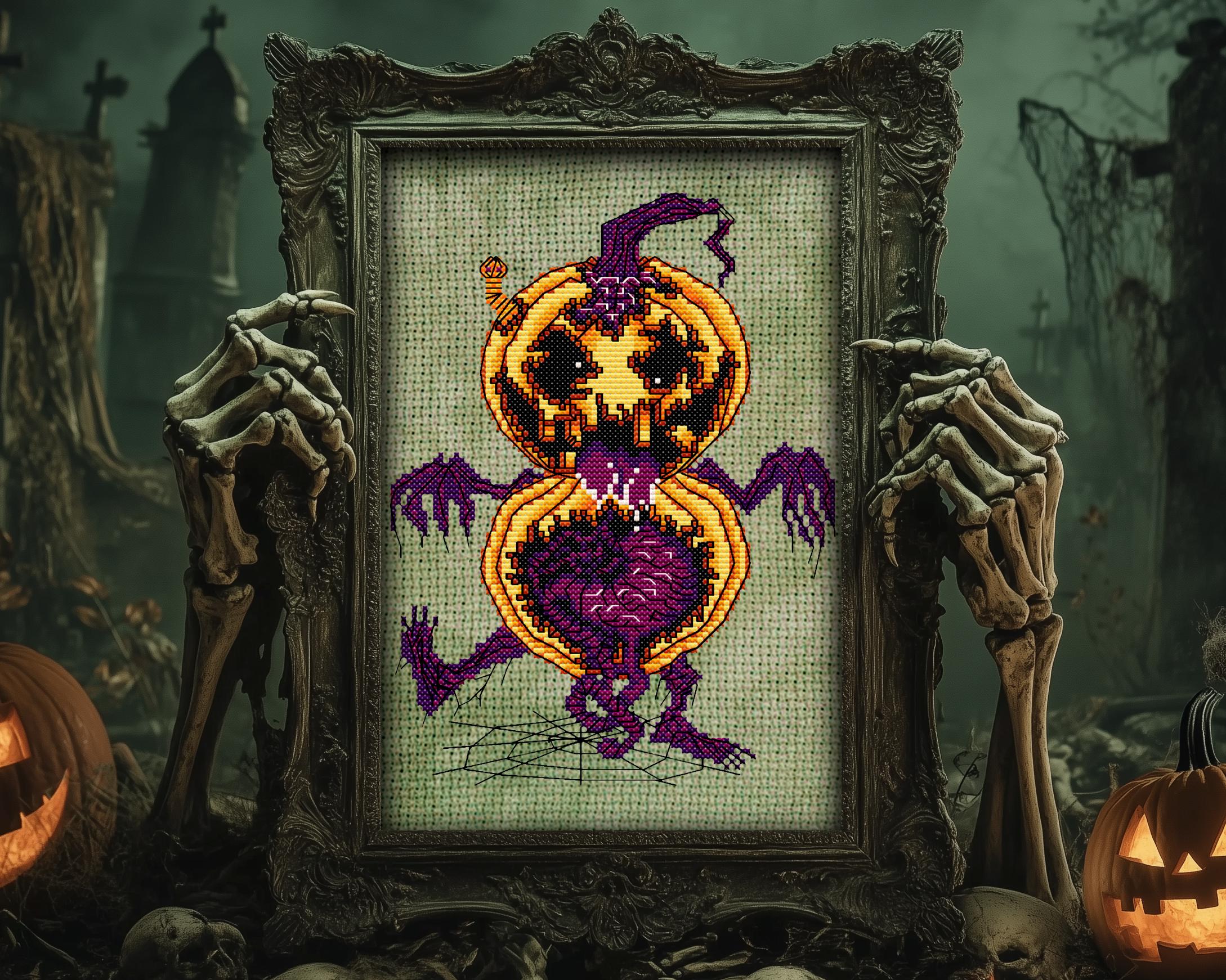 Zombkin Cross Stitch Pattern - Image 3