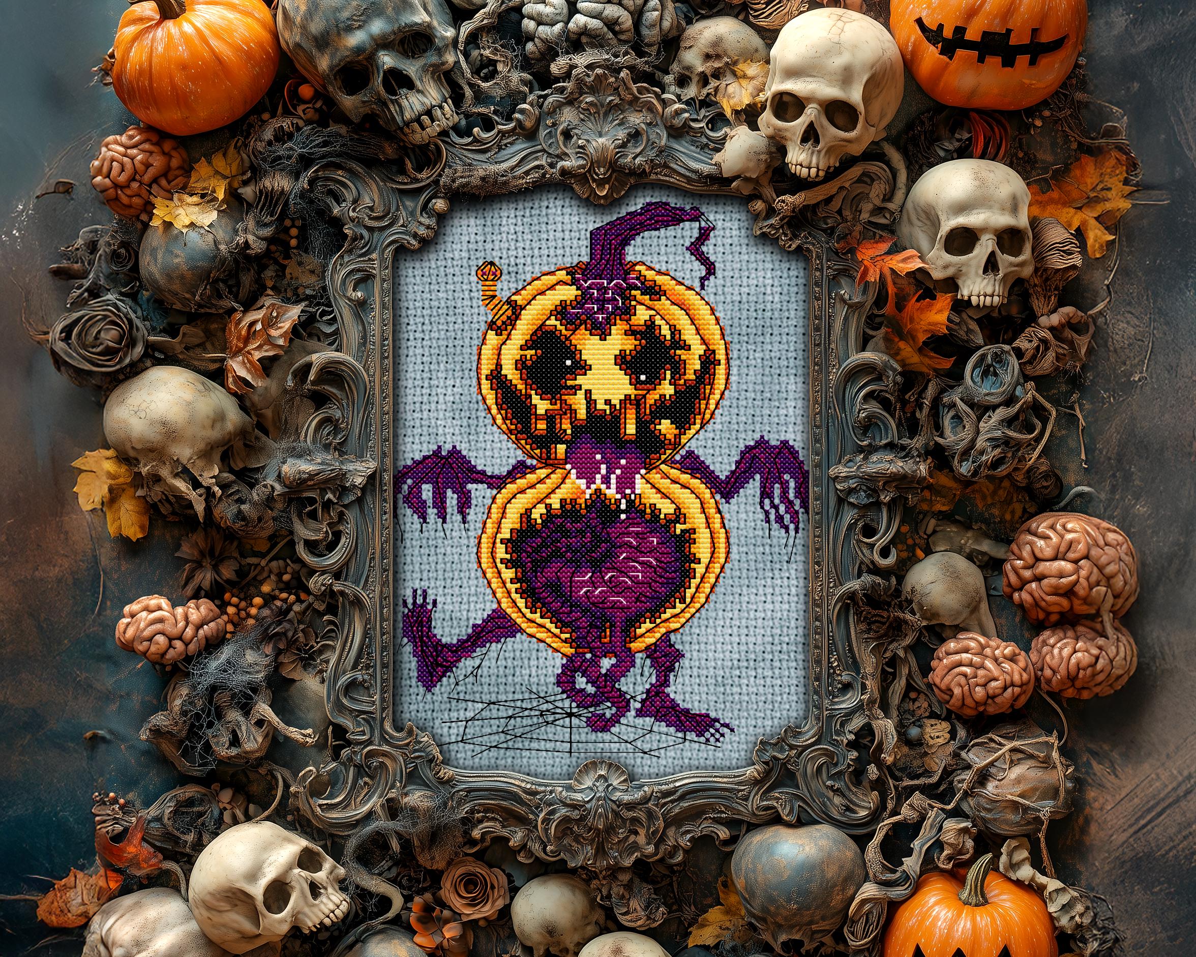 Zombkin Cross Stitch Pattern - Image 8