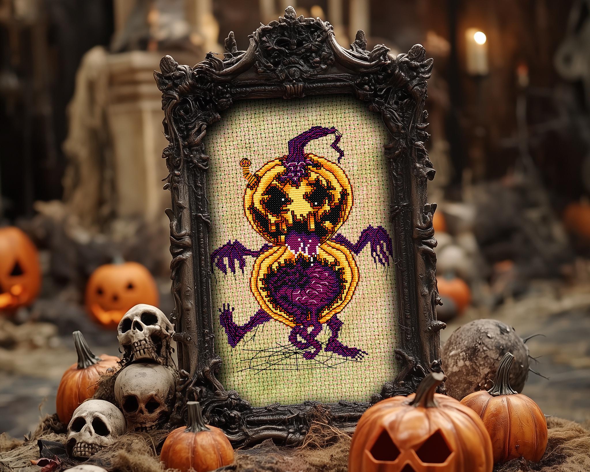 Zombkin Cross Stitch Pattern - Image 10