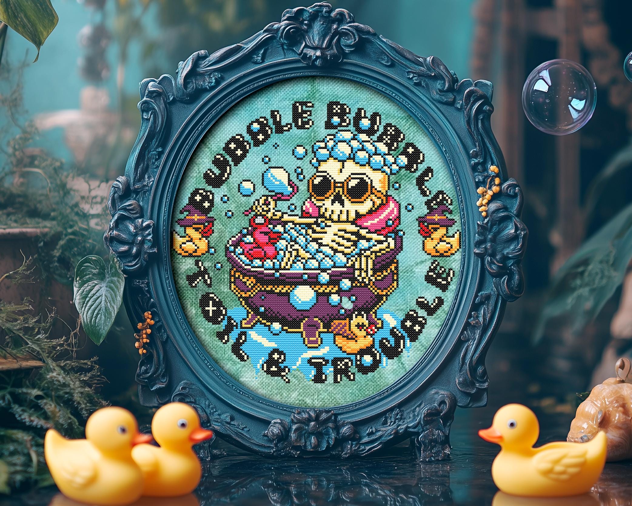 Bubble Trouble Cross Stitch Pattern - Image 5
