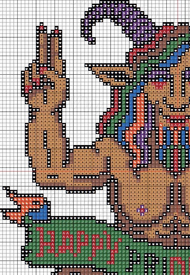 Pride Baphomet Cross Stitch Pattern - Image 4