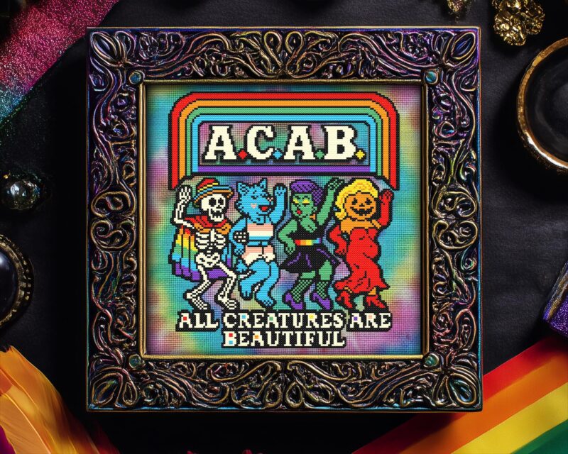 Pride A.C.A.B Cross Stitch Pattern