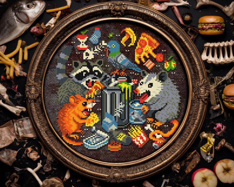 Scavengers Cross Stitch Pattern - Image 2