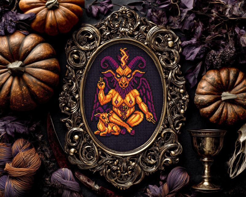Pumphomet Cross Stitch Pattern