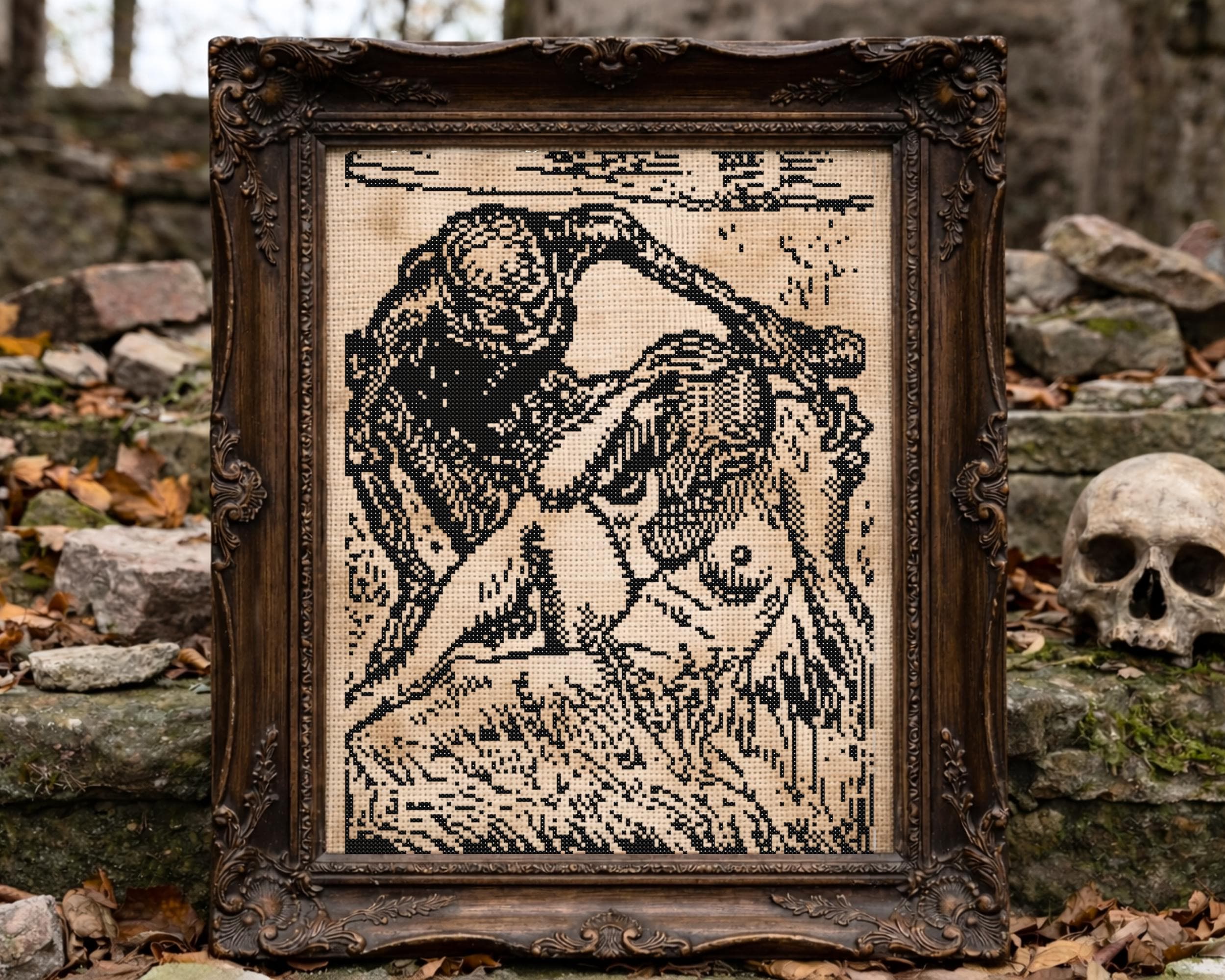 Dance of Death Cross Stitch Pattern Pt 2