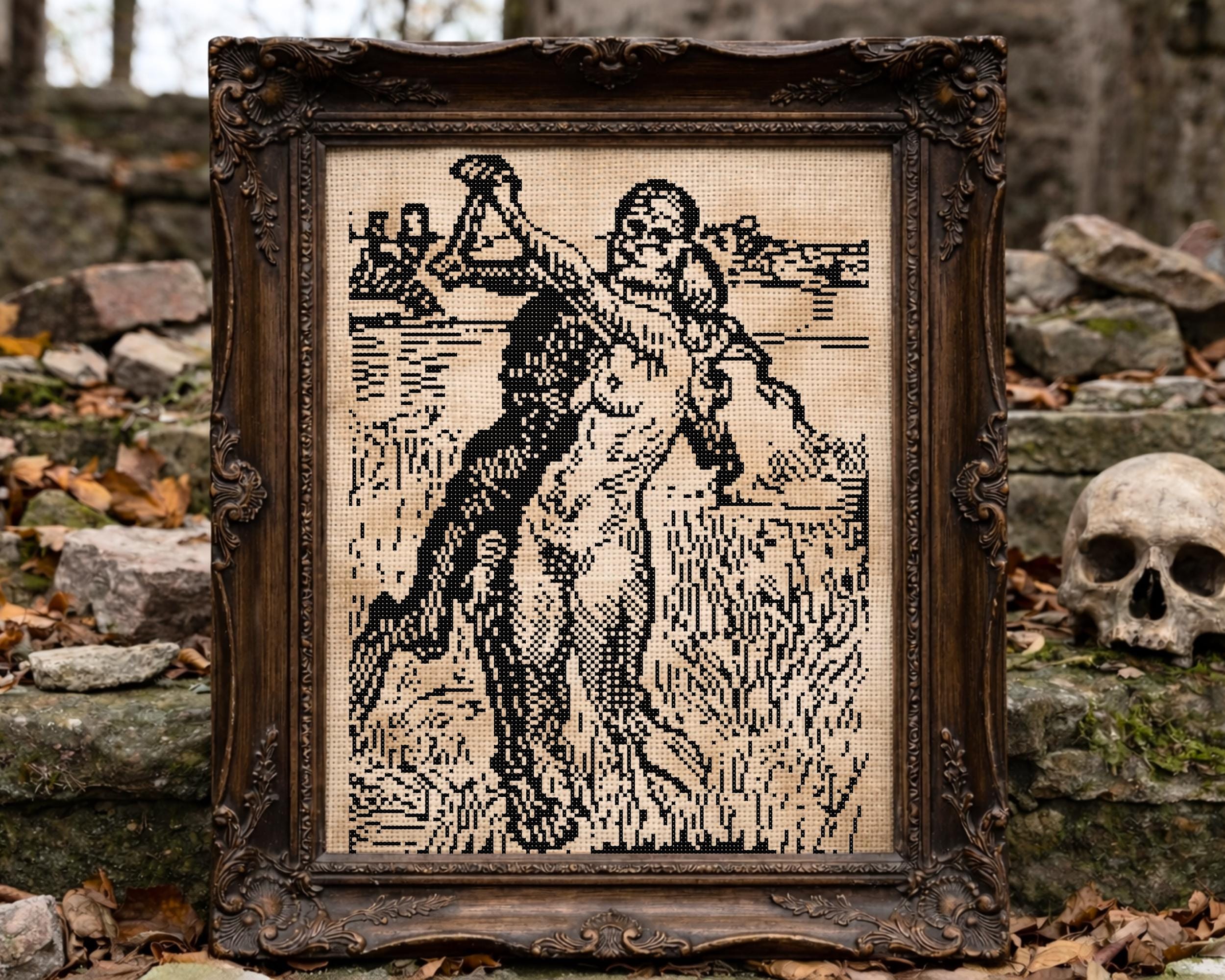 Dance of Death Cross Stitch Pattern Pt 5