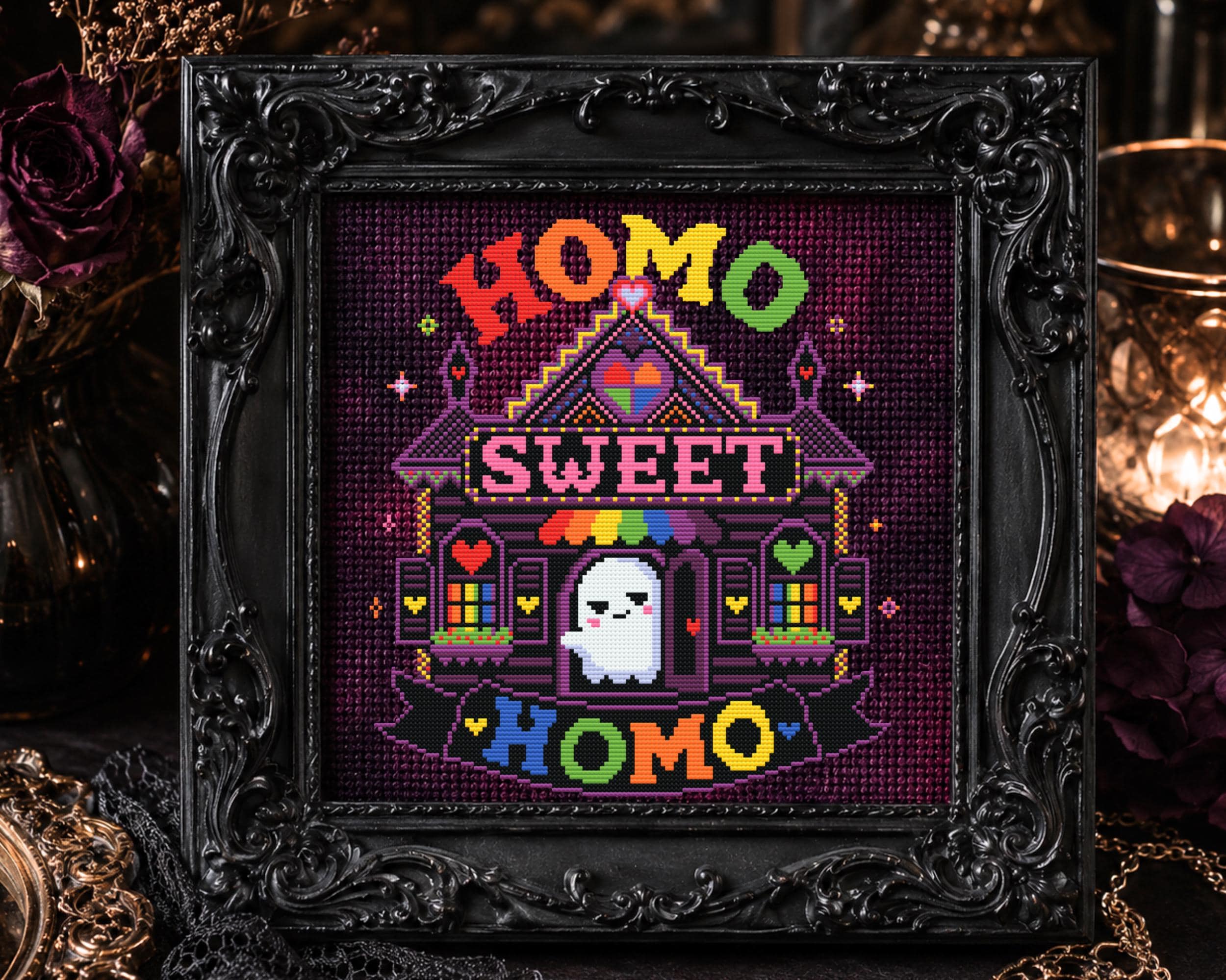Homo Sweet Homo Cross Stitch Pattern